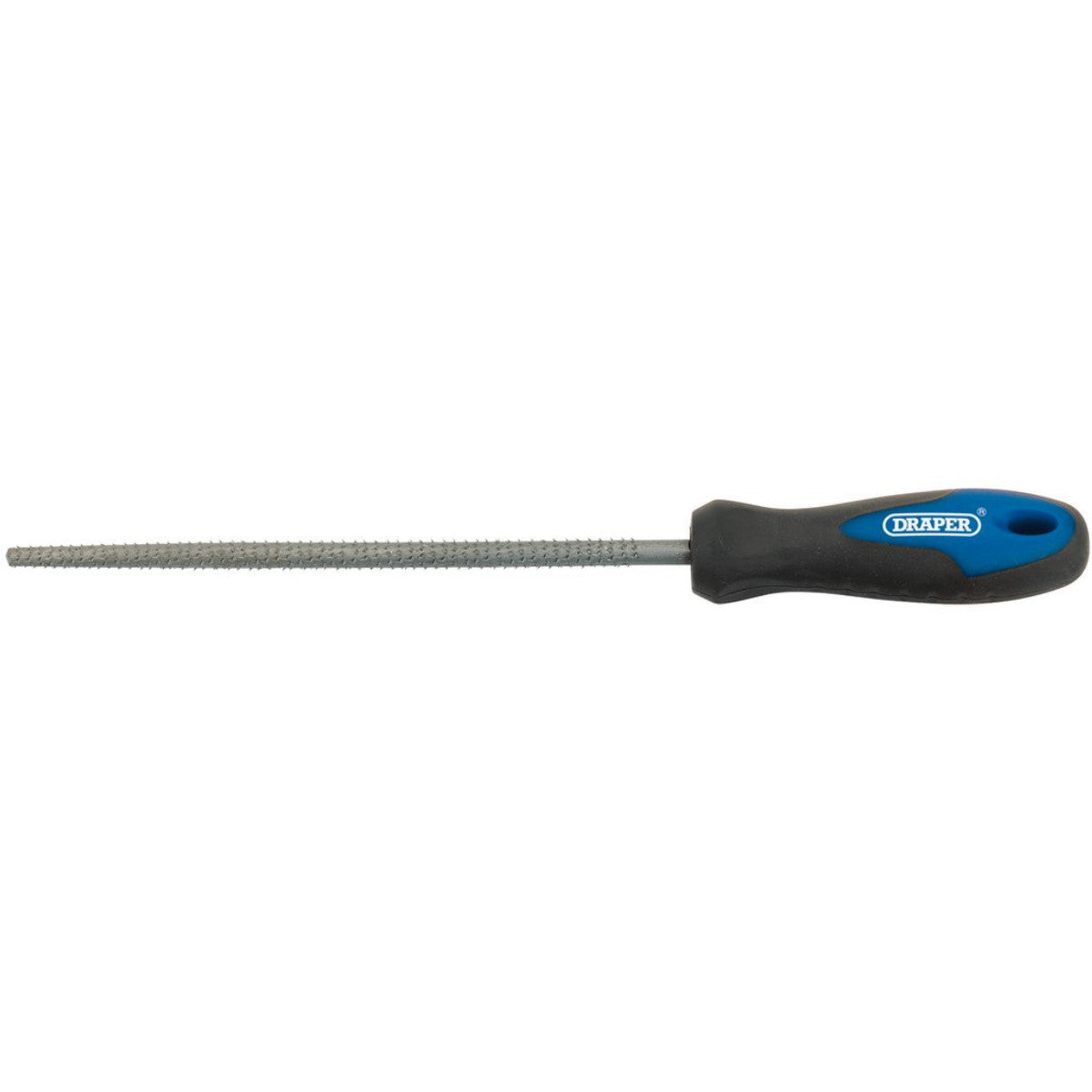 Draper Soft Grip Engineers Round Cabinet Rasp, 200mm 44959