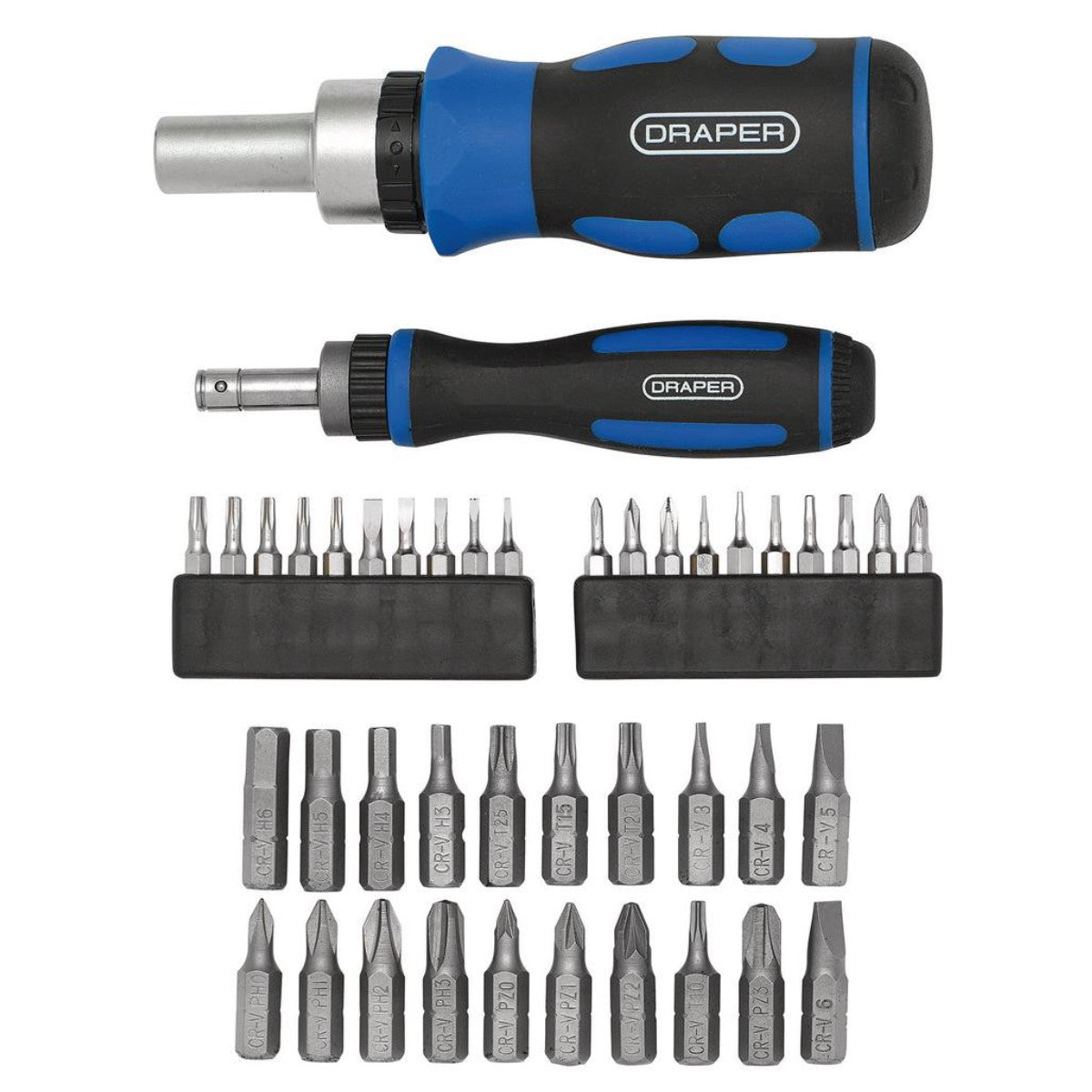 Draper Ratchet Screwdriver and Bit Set (42 Piece) 46479