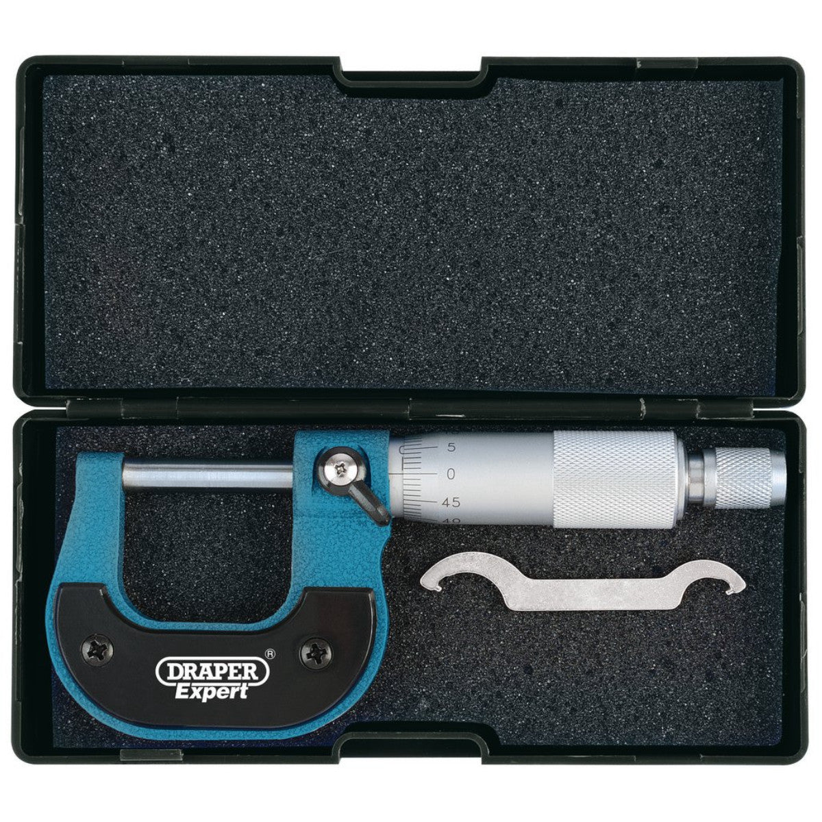 Draper Expert Metric External Micrometer, 0 - 25mm 46603