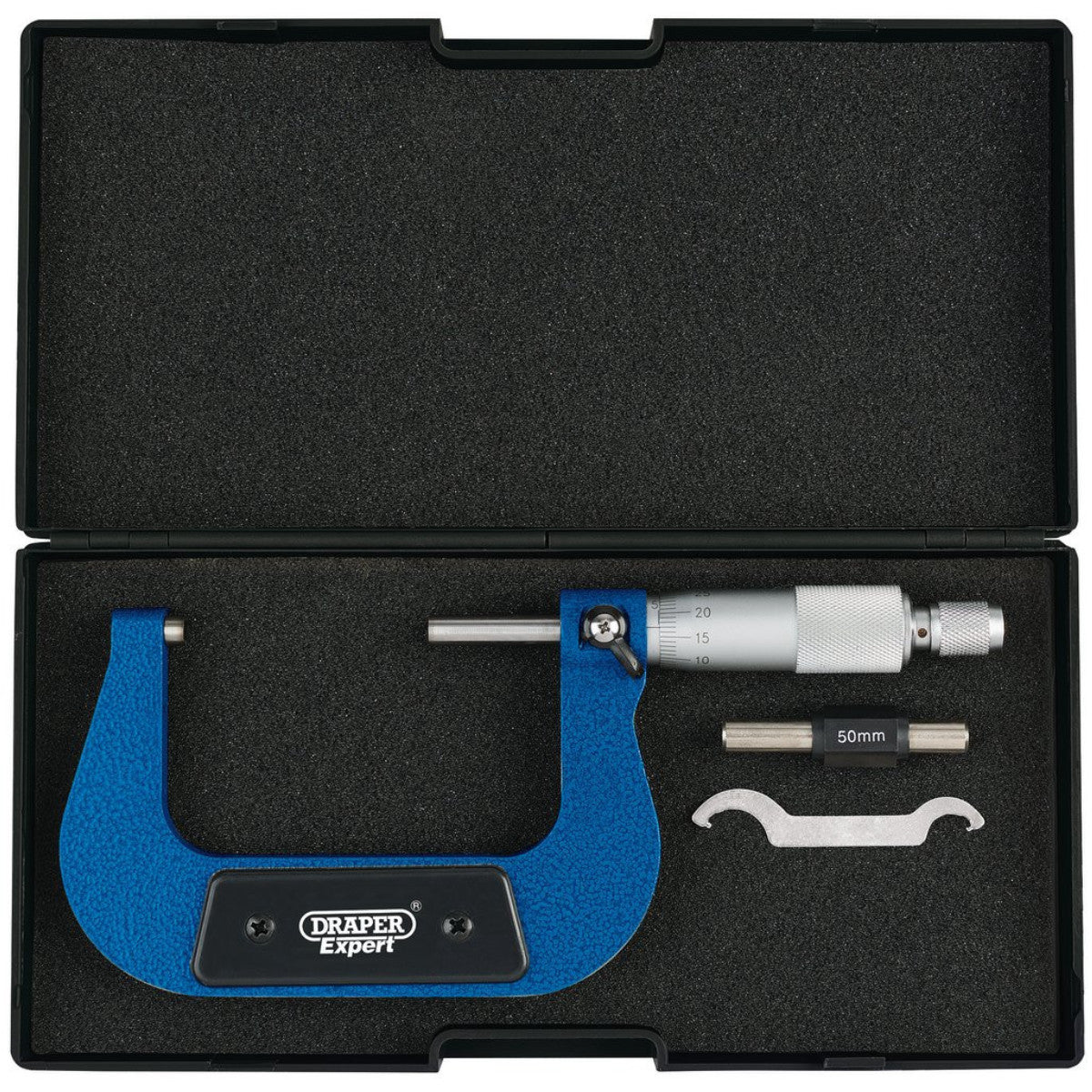 Draper Expert Metric External Micrometer, 50 - 75mm 46605