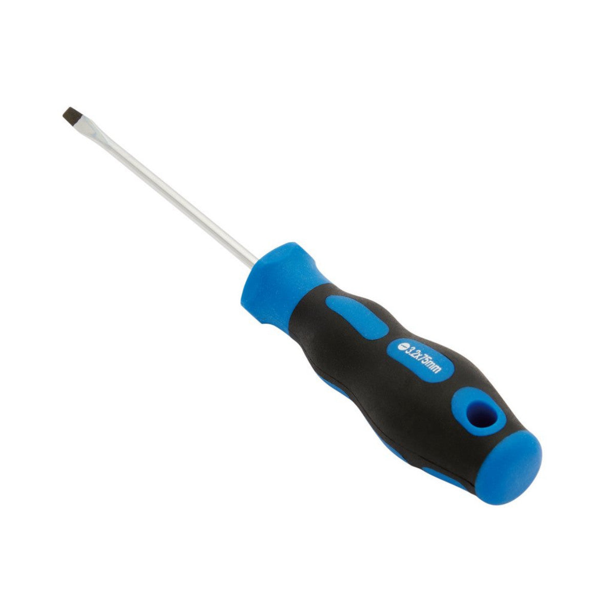 Draper Soft Grip Plain Slot Screwdriver, 3.2 x 75mm 48919