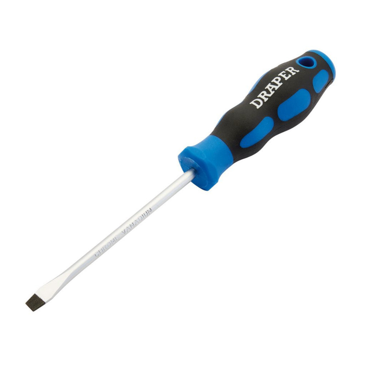 Draper Soft Grip Plain Slot Screwdriver, 5 x 100mm 48922