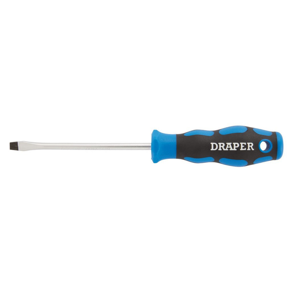 Draper Soft Grip Plain Slot Screwdriver, 5 x 100mm 48922
