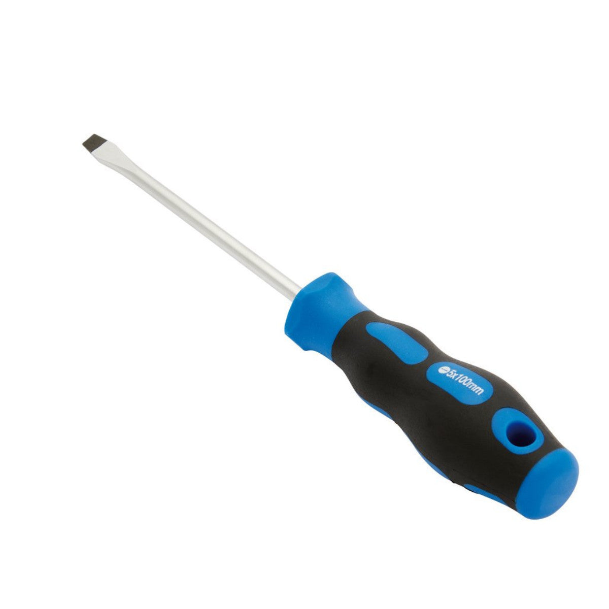 Draper Soft Grip Plain Slot Screwdriver, 5 x 100mm 48922