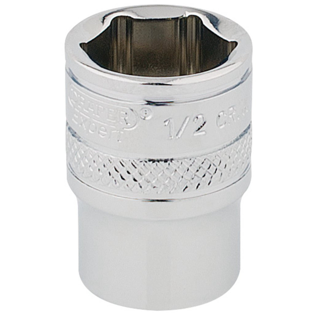Draper Expert HI-TORQ 6 Point Socket, 1/4" Sq. Dr., 1/2" 49010