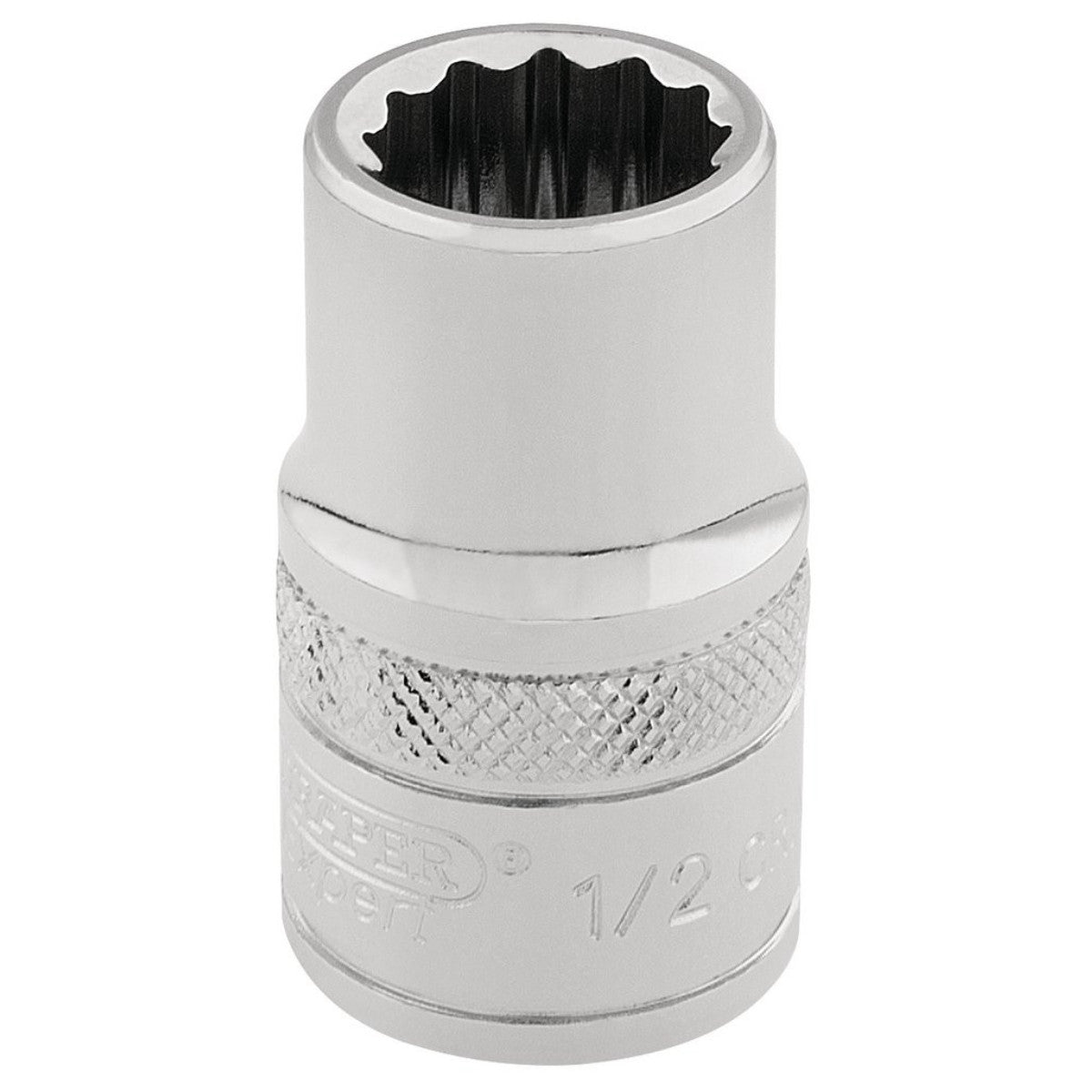 Draper Expert HI-TORQ 12 Point Socket, 3/8" Sq. Dr., 1/2" 49387