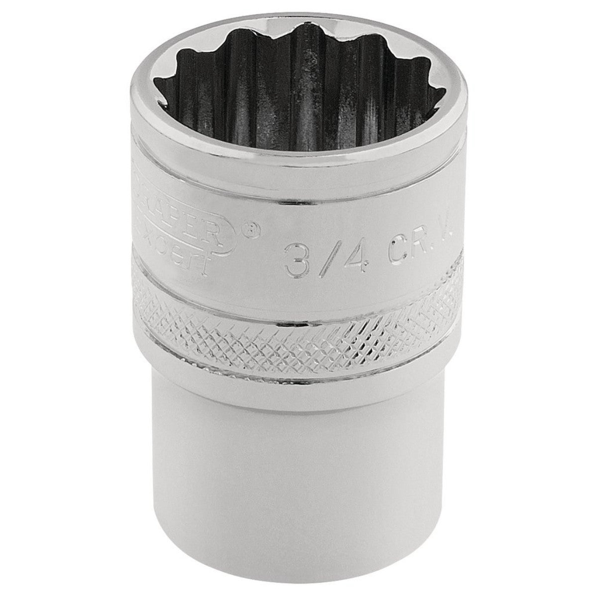Draper Expert HI-TORQ 12 Point Socket, 3/8" Sq. Dr., 3/4" 49481