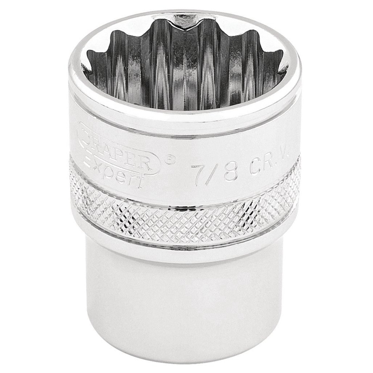 Draper Expert HI-TORQ 12 Point Socket, 3/8" Sq. Dr., 7/8" 49483