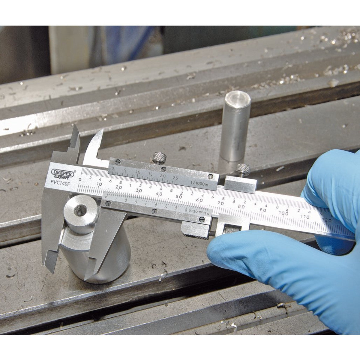 Draper Expert Vernier Caliper with Fine Adjustment, 0 - 140mm/6" 50605