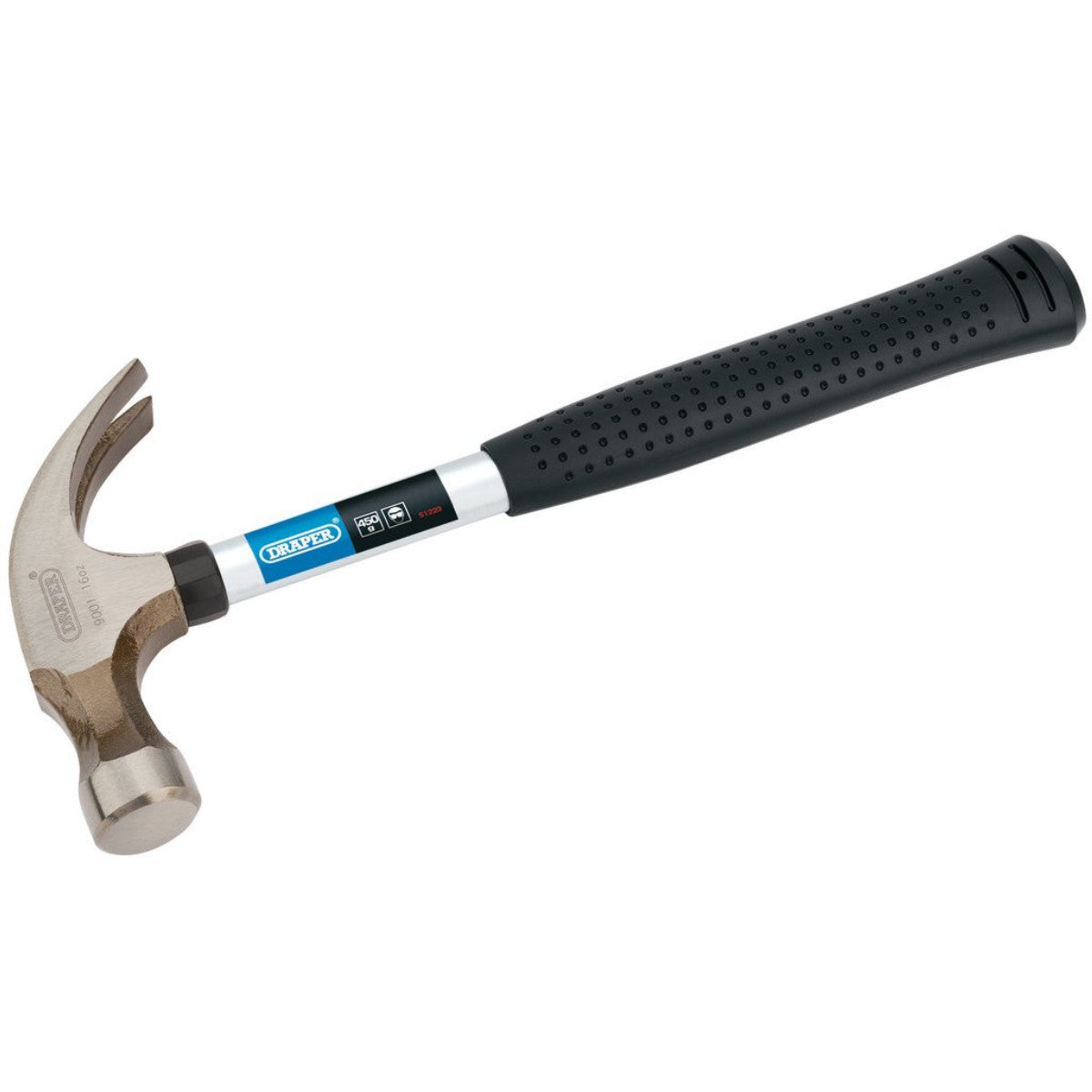 Draper Claw Hammer with Steel Tubular Shaft, 450g/16oz 51223