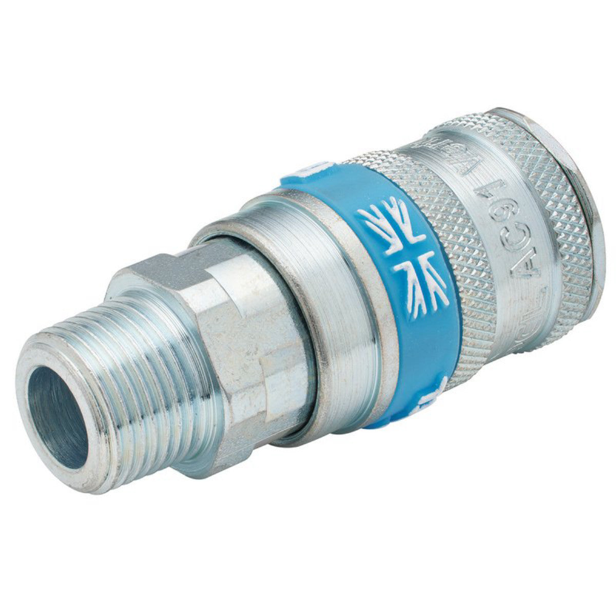 Draper 3/8" BSP Taper Male Thread Vertex Air Coupling (Sold Loose) 51408