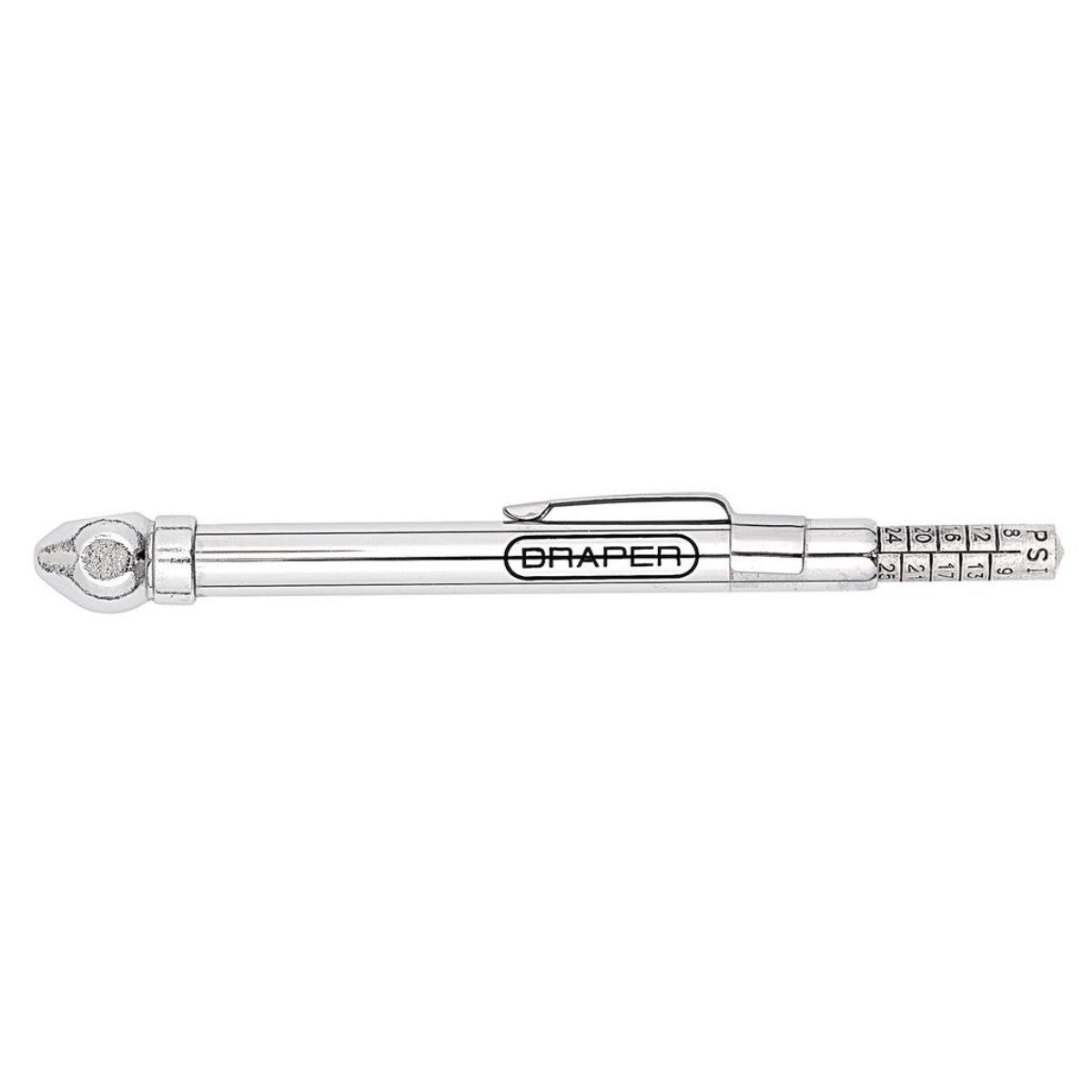 Draper Tyre Pressure Gauge with Side Mount 51541