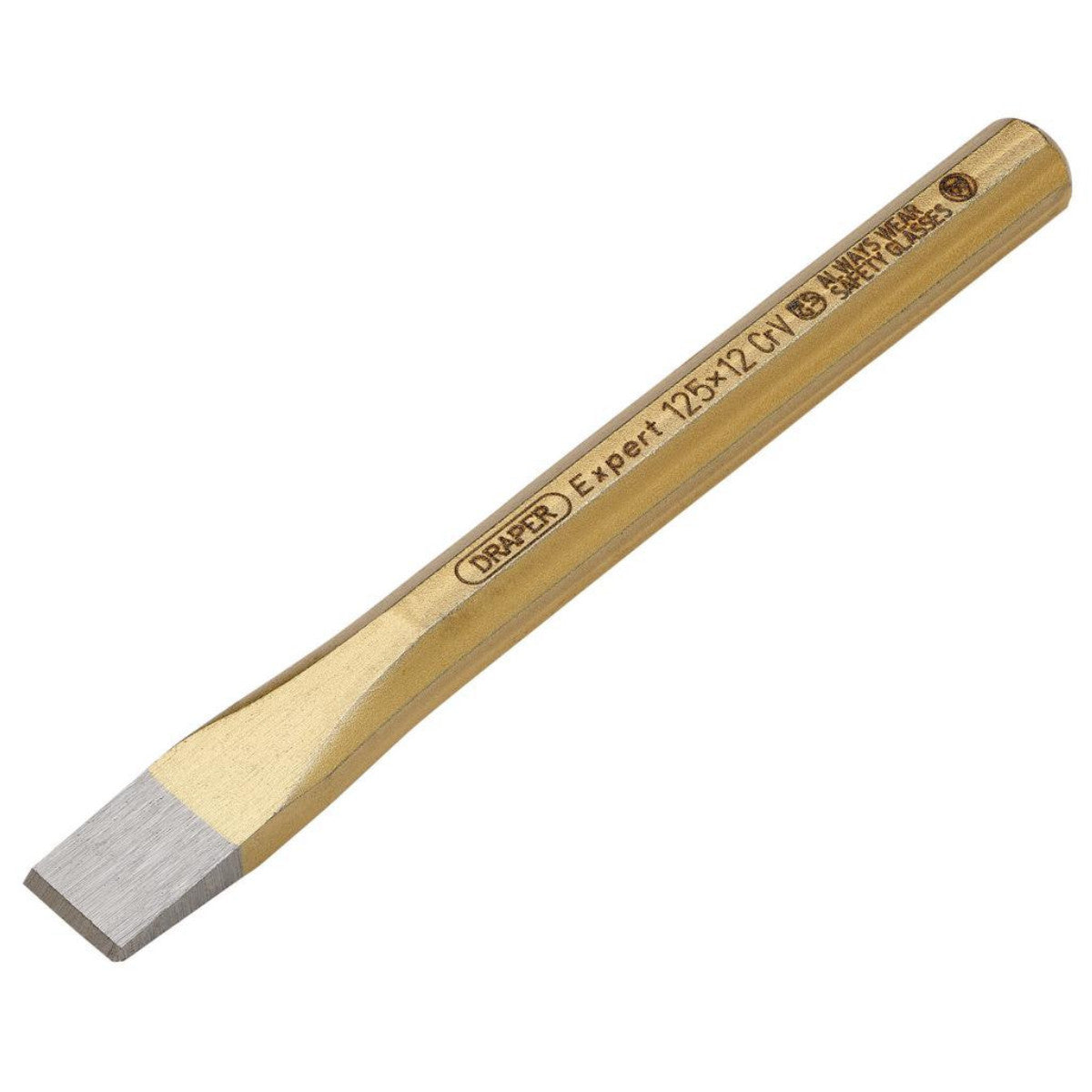 Draper Expert Octagonal Flat Cold Chisel, 12 x 125mm 51546