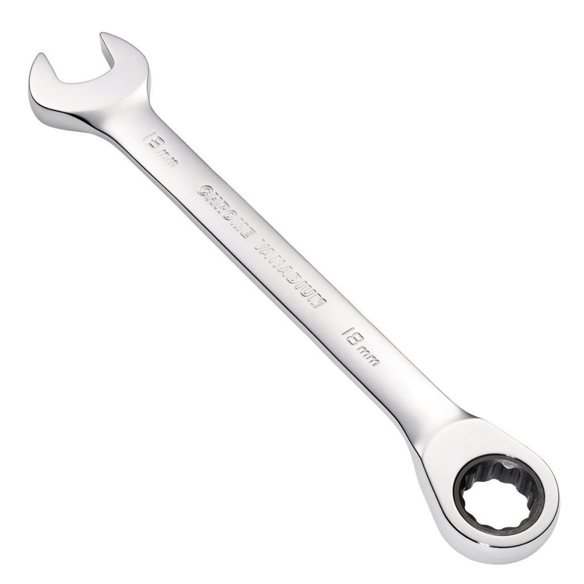Draper HI-TORQ Metric Reversible Ratcheting Combination Spanner, 18mm 52006