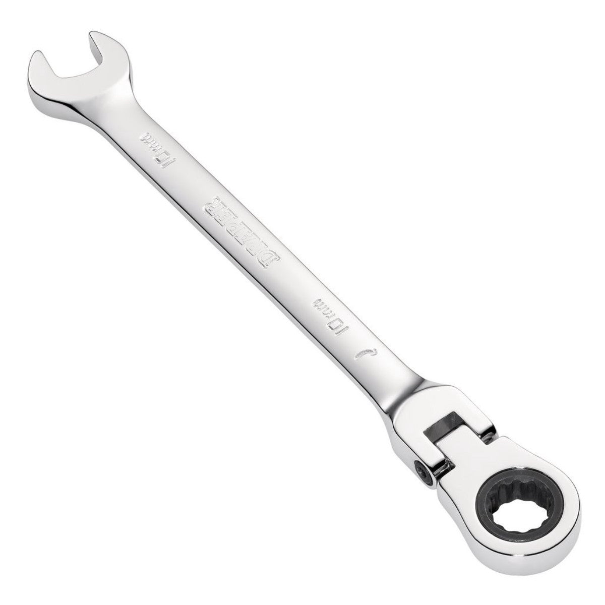 Draper HI-TORQ Metric Flexible Head Ratcheting Combination Spanner, 10mm 52011