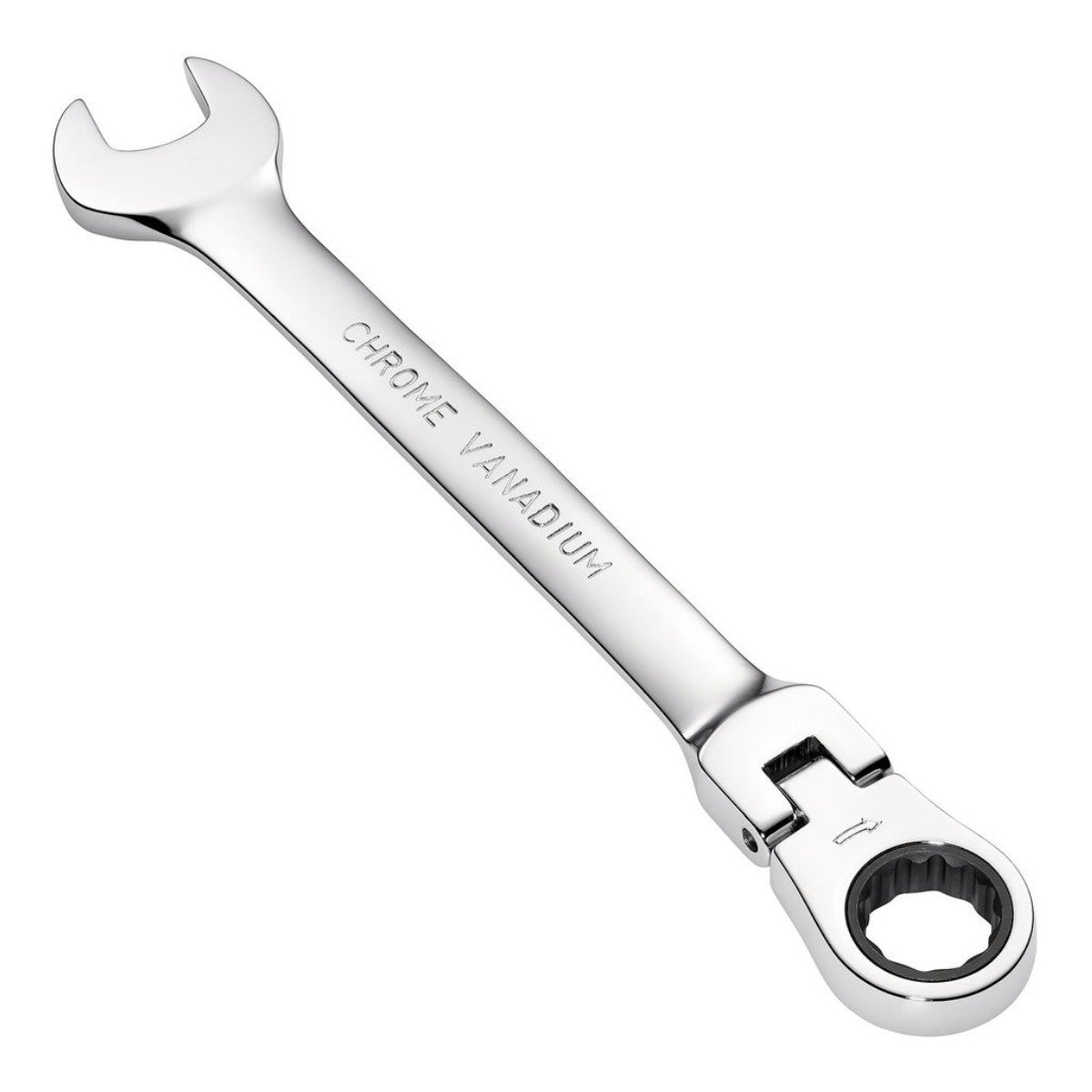 Draper HI-TORQ Metric Flexible Head Ratcheting Combination Spanner, 19mm 52021