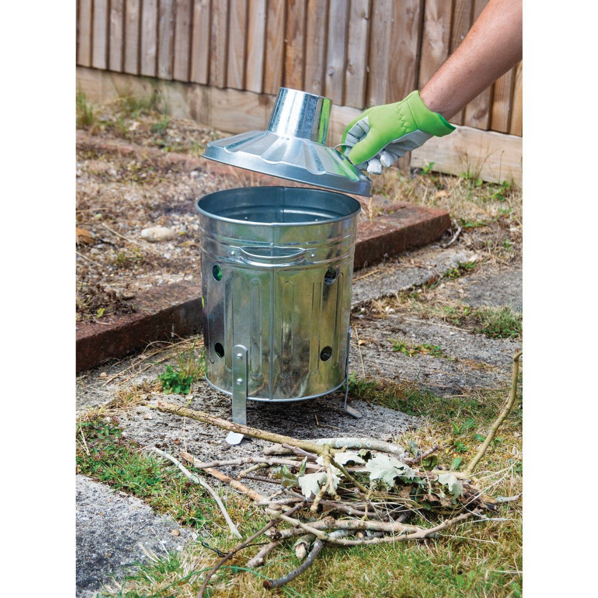 Draper Galvanised Mini Incinerator, 15L 53250