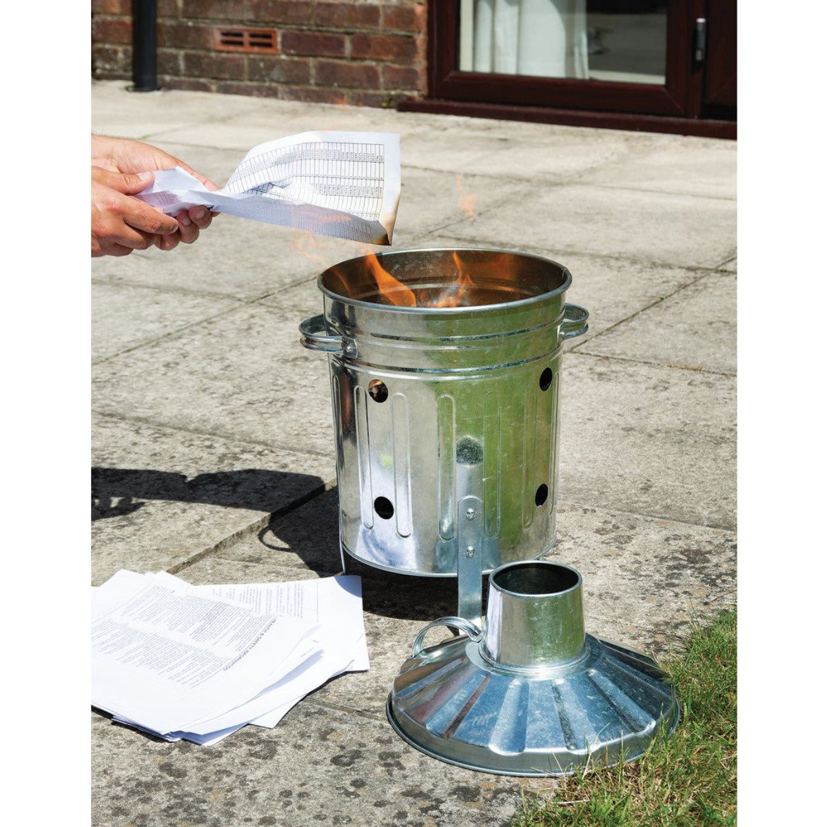 Draper Galvanised Mini Incinerator, 15L 53250