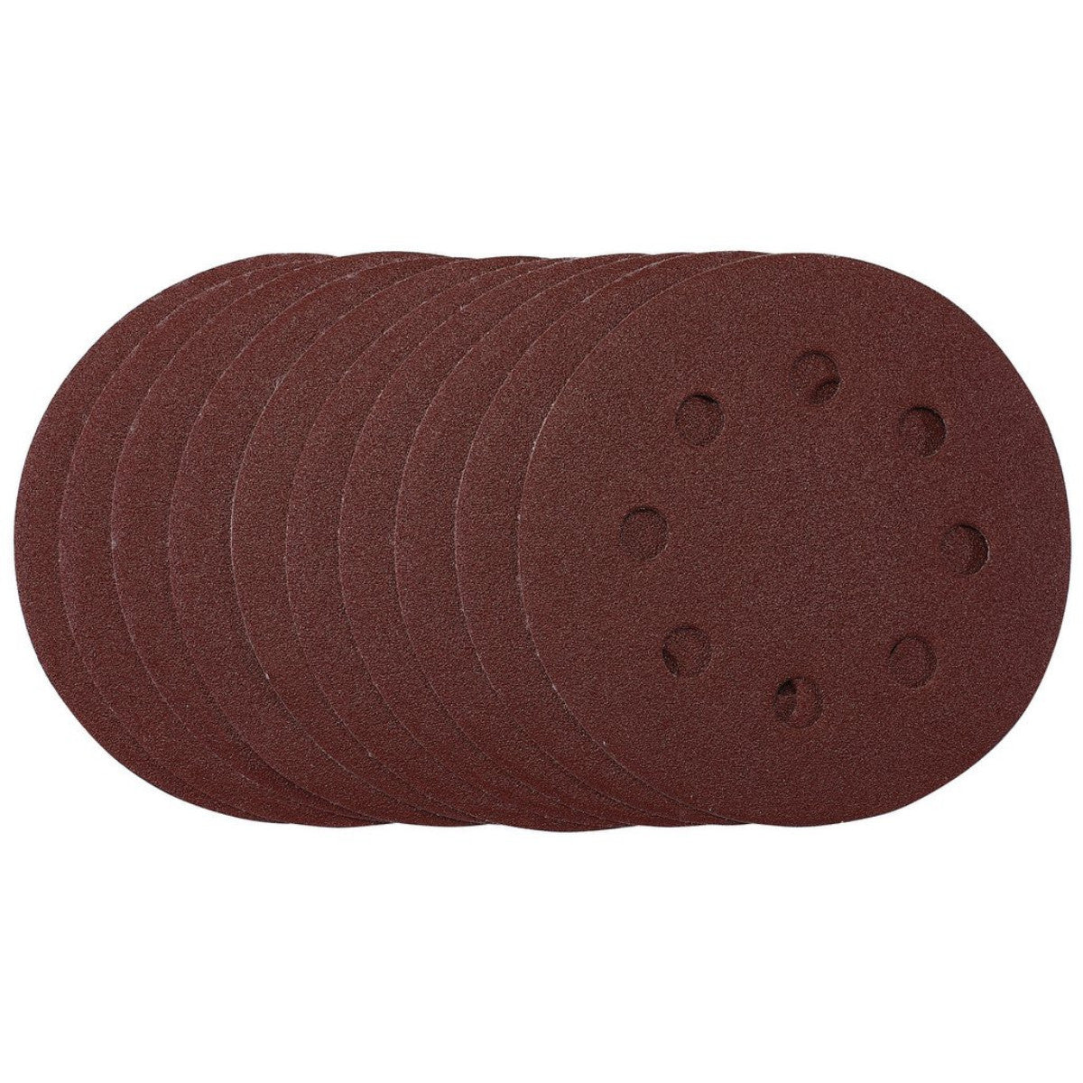 Draper Sanding Discs, 115mm, 120 Grit, Hook & Loop (Pack of 10) 53500