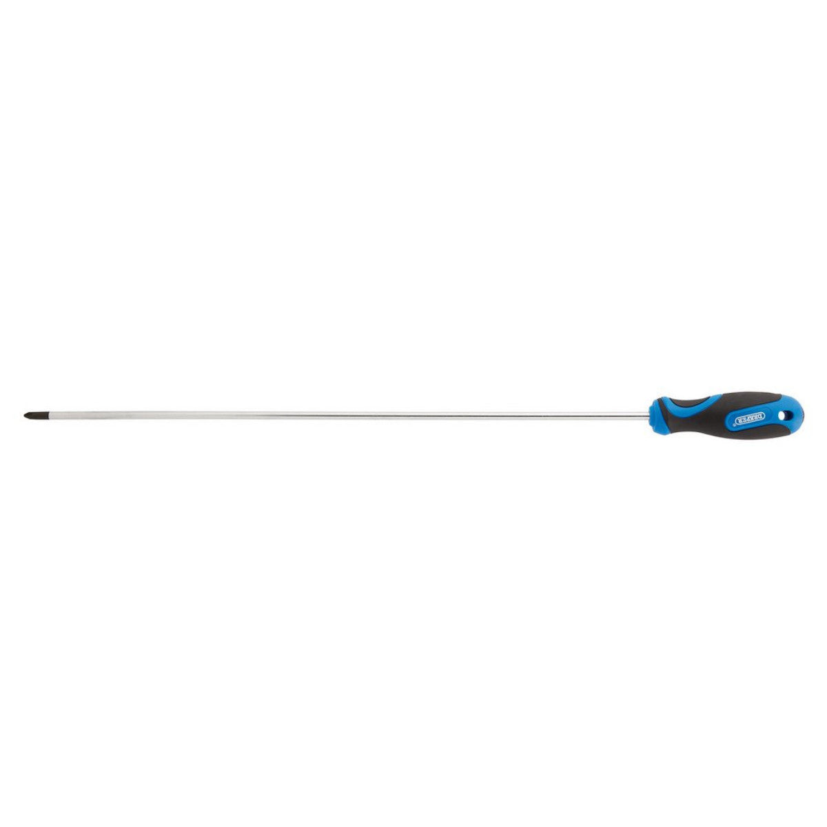 Draper Extra Long Reach Soft Grip Cross Slot Screwdriver, No.2 x 450mm 53502