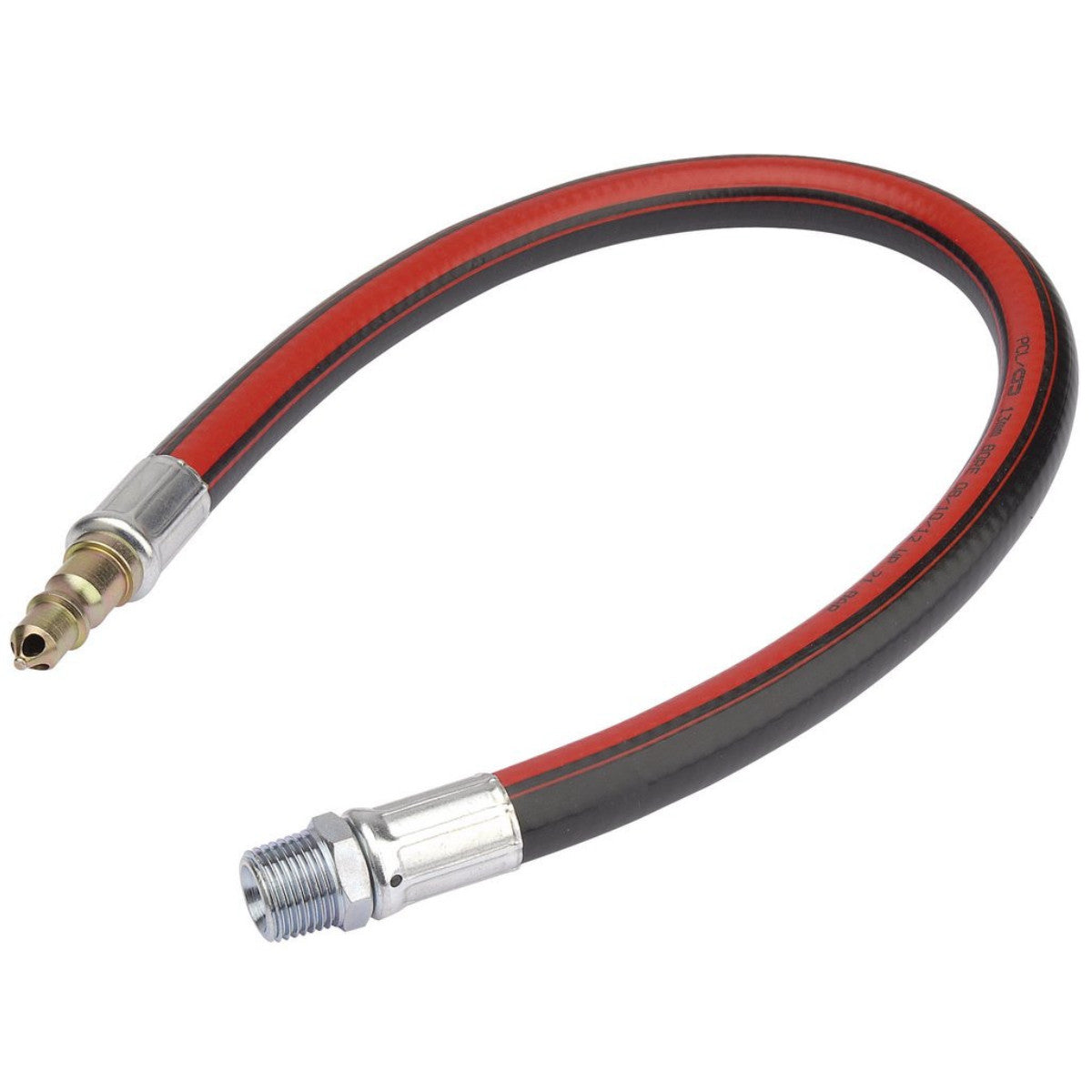 Draper Air Line Whip Hose, 600mm, 1/2" BSP 54440