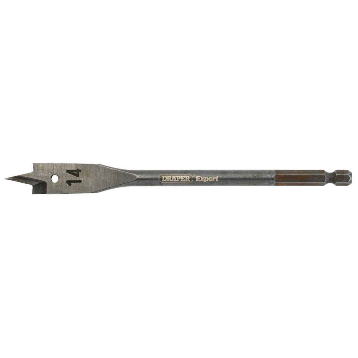 Draper Expert Flat Wood Bit, 14 x 150mm 54555