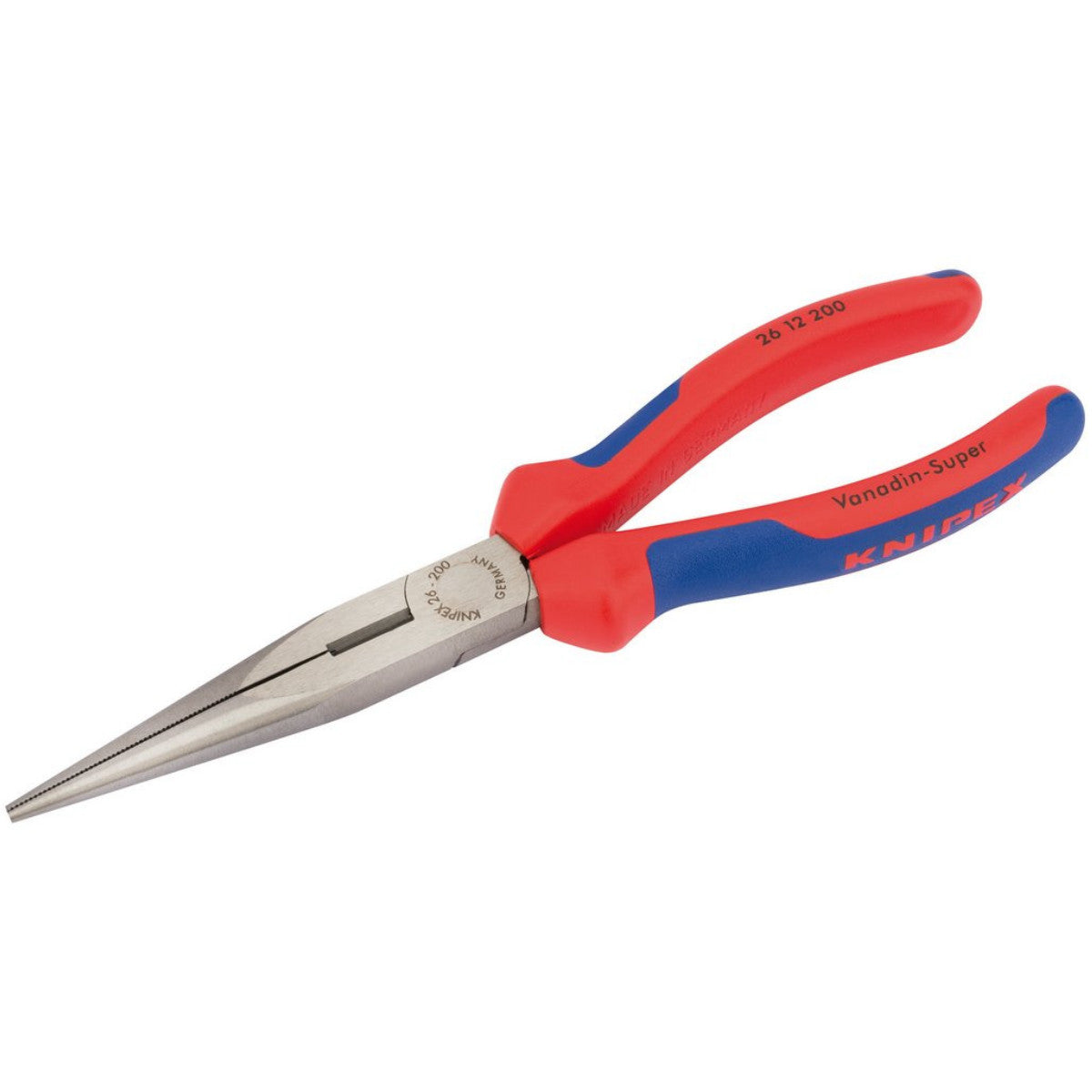 Knipex 26 12 200 SBE Long Nose Pliers with Heavy Duty Handles, 200mm 55580