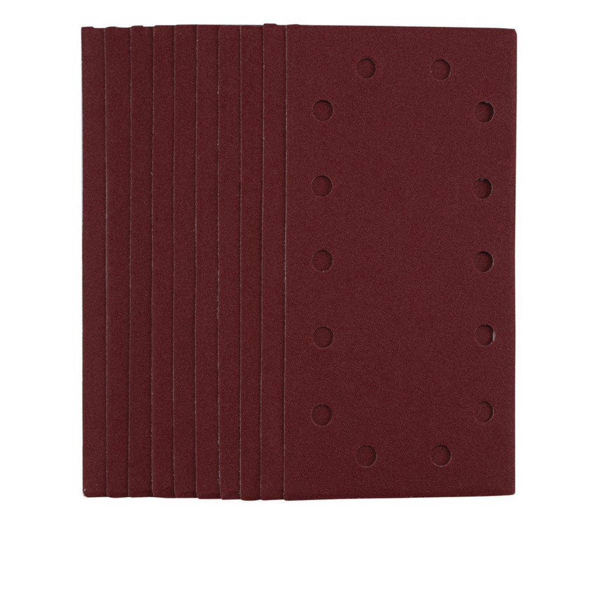 Draper 1/2 Sanding Sheets with Hook and Loop, 115 x 230mm, 120 Grit (Pack of 10) 55864