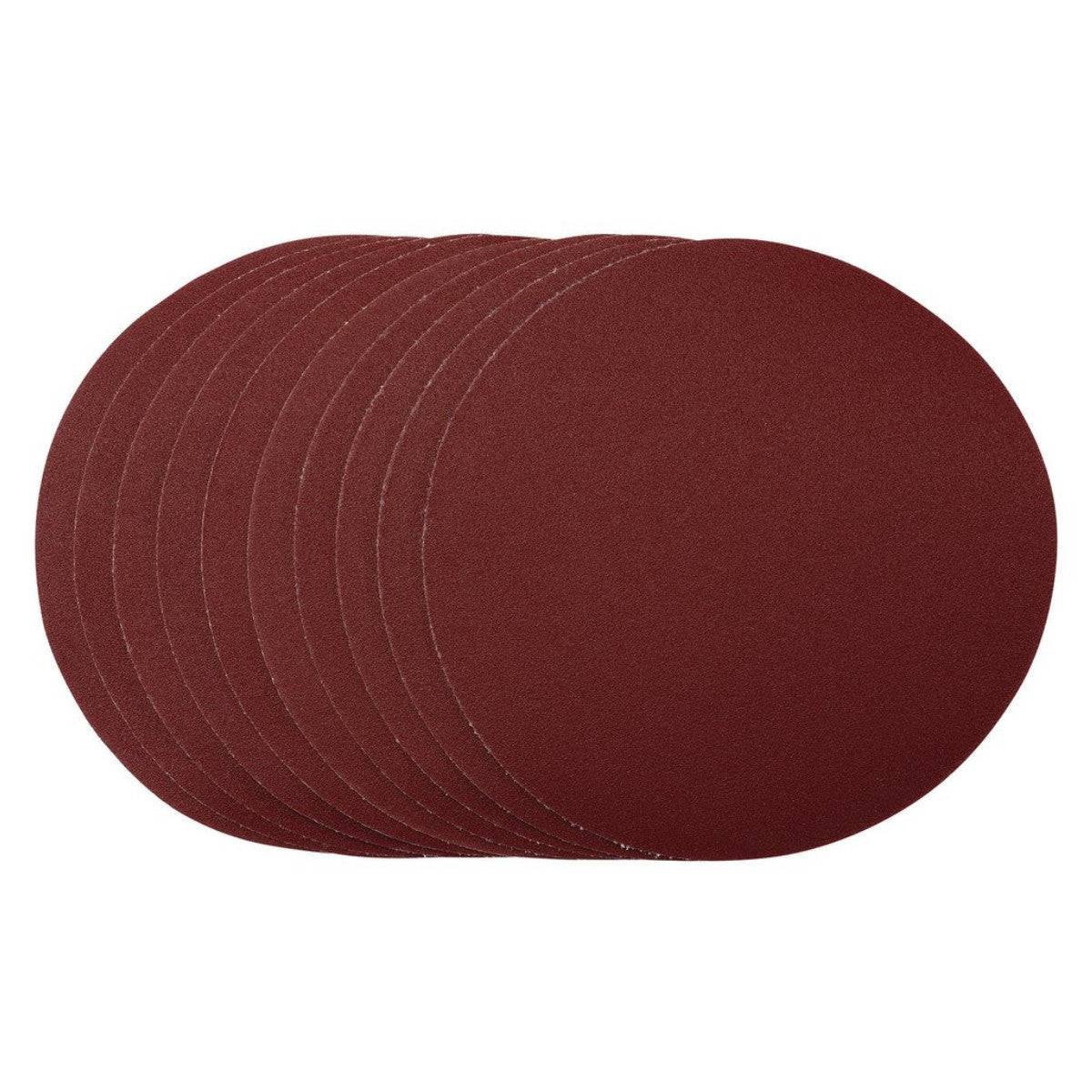 Draper Sanding Discs, 180mm, Hook & Loop, 120 Grit, (Pack of 10) 56180