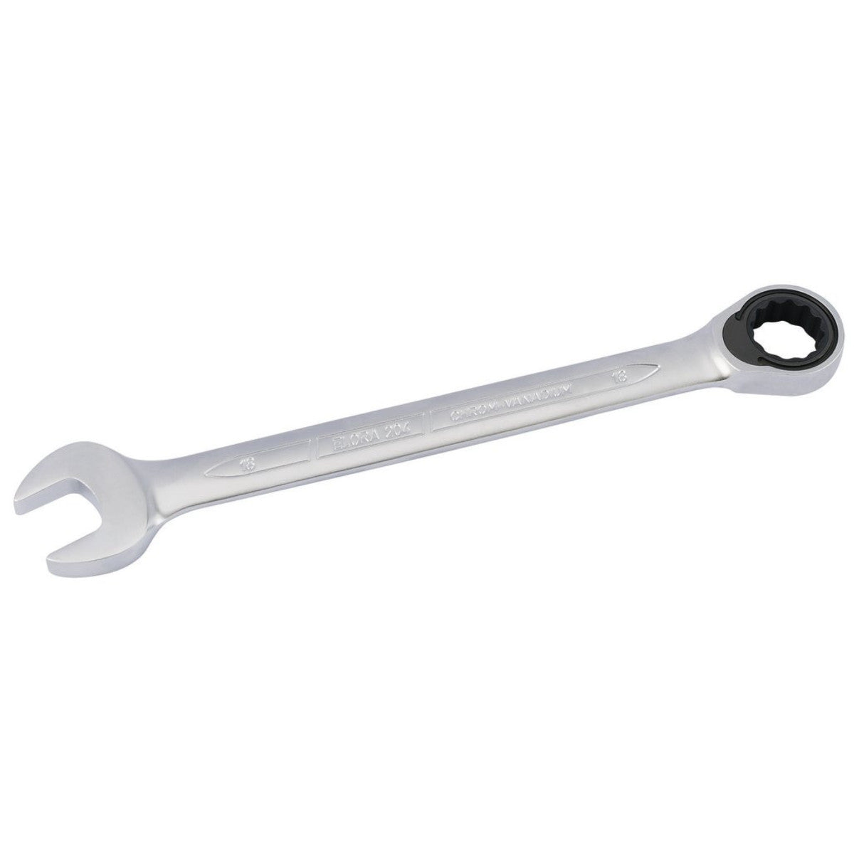 Elora Metric Ratcheting Combination Spanner, 18mm 58601