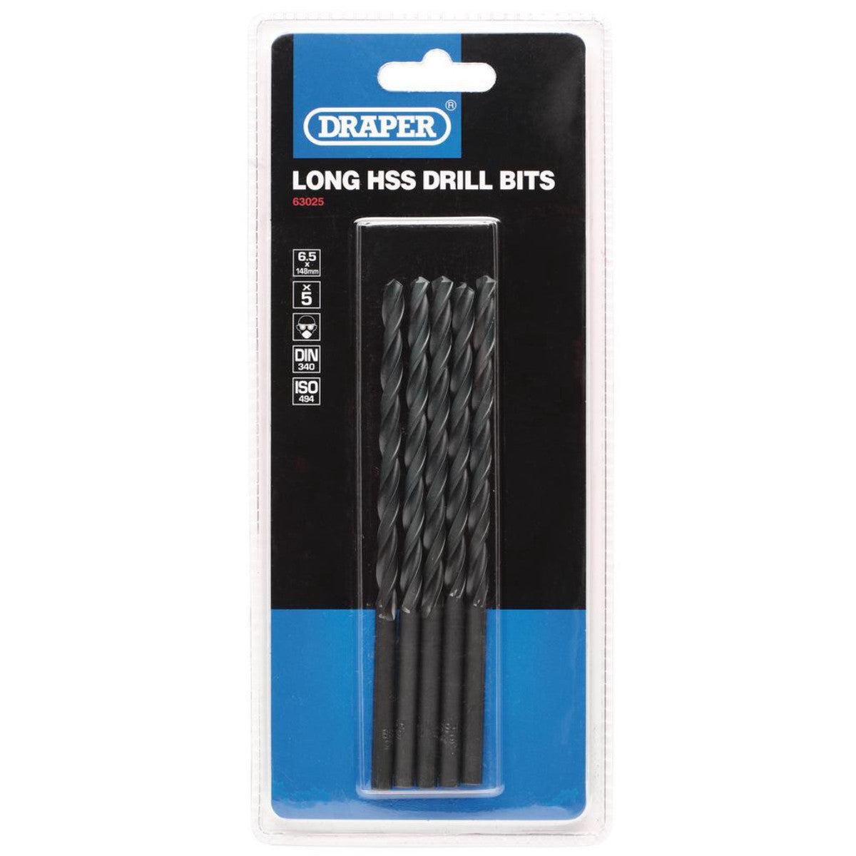 Draper Expert Long HSS Drill Bit (6.5mm) 63025