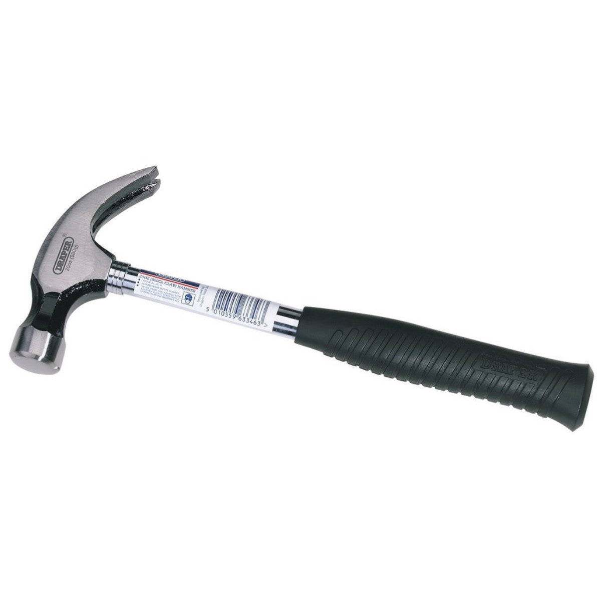 Draper Claw Hammer with Tubular Steel Shaft, 560g/20oz 63346