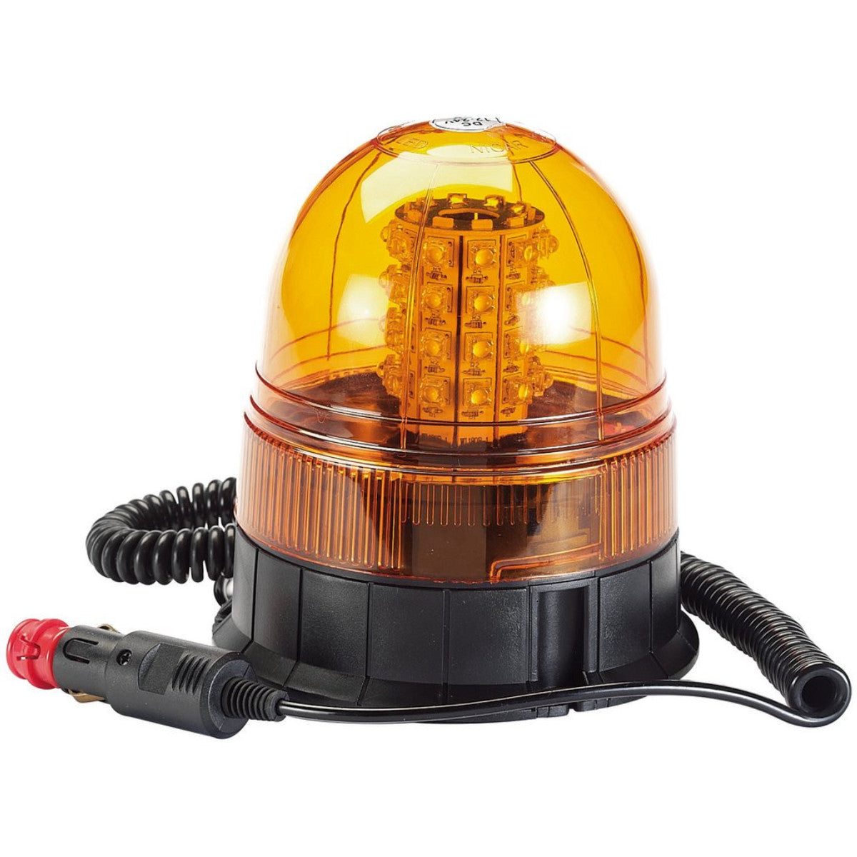 Draper 12/24V LED Magnetic Base Rotating Beacon, 400 Lumens 63881