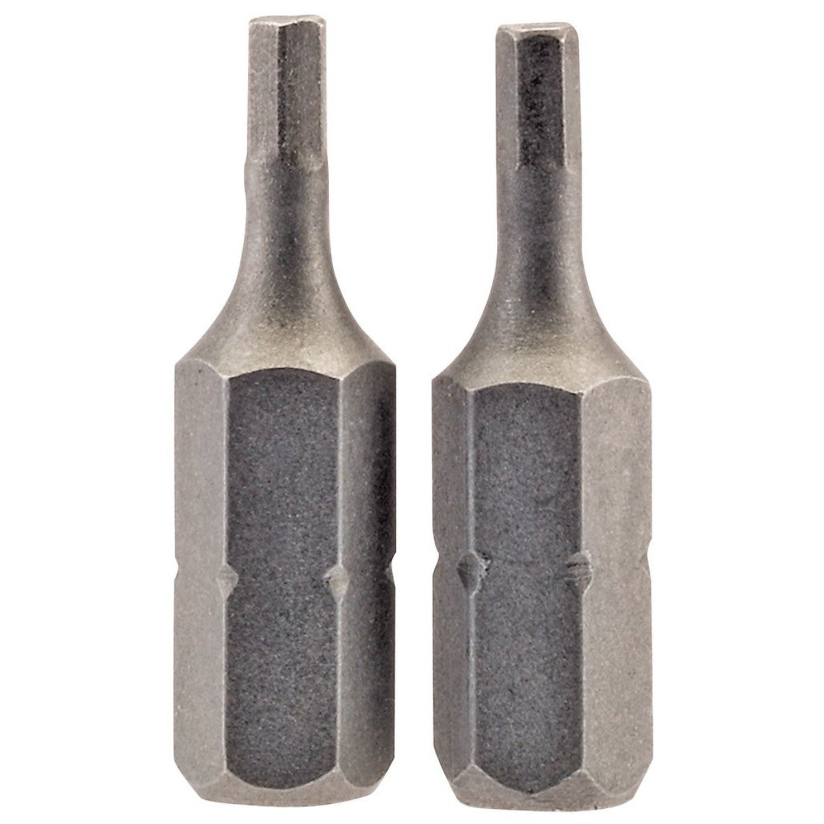 Draper Hexagonal Insert Bit, 2.5mm, 1/4" Hex, 25mm Long (Pack of 2) 63961