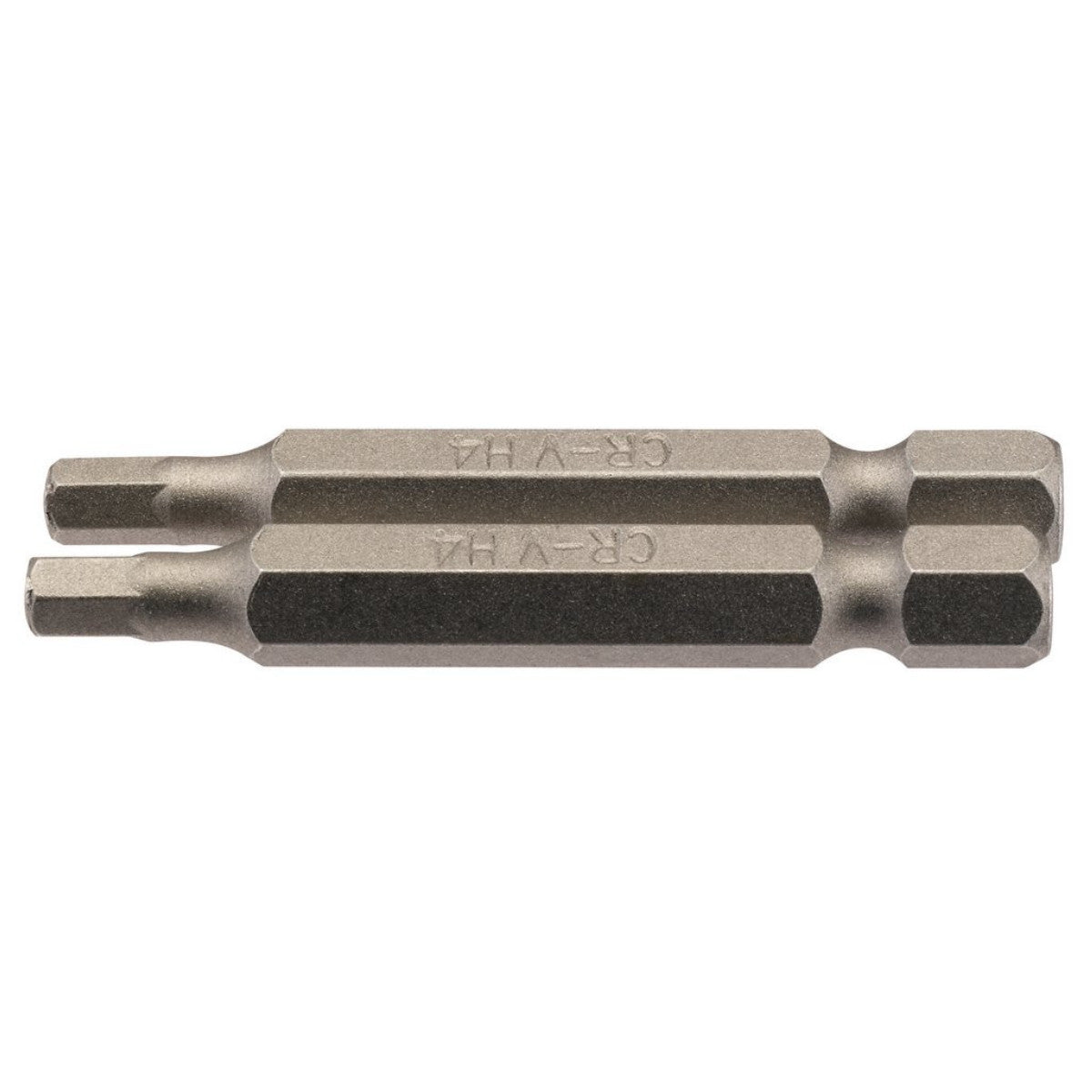 Draper Hexagonal Insert Bit, 4mm, 1/4" Hex, 50mm Long (Pack of 2) 64254