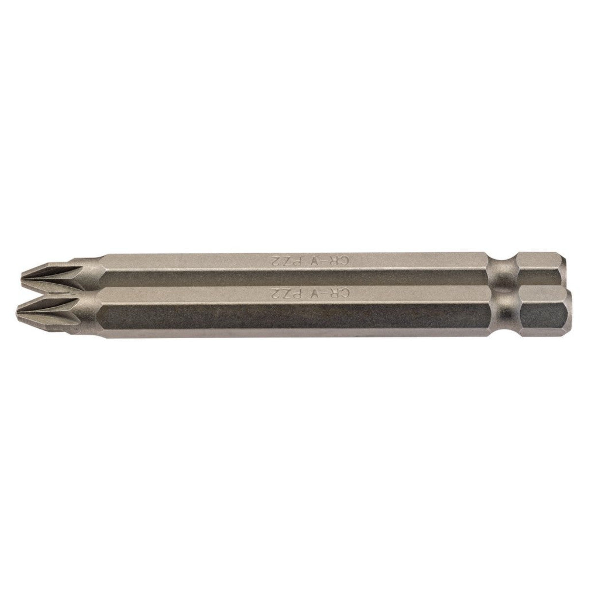 Draper PZ Type Insert Bit, 1/4" Hex, 75mm Long, No.2 (Pack of 2) 64312