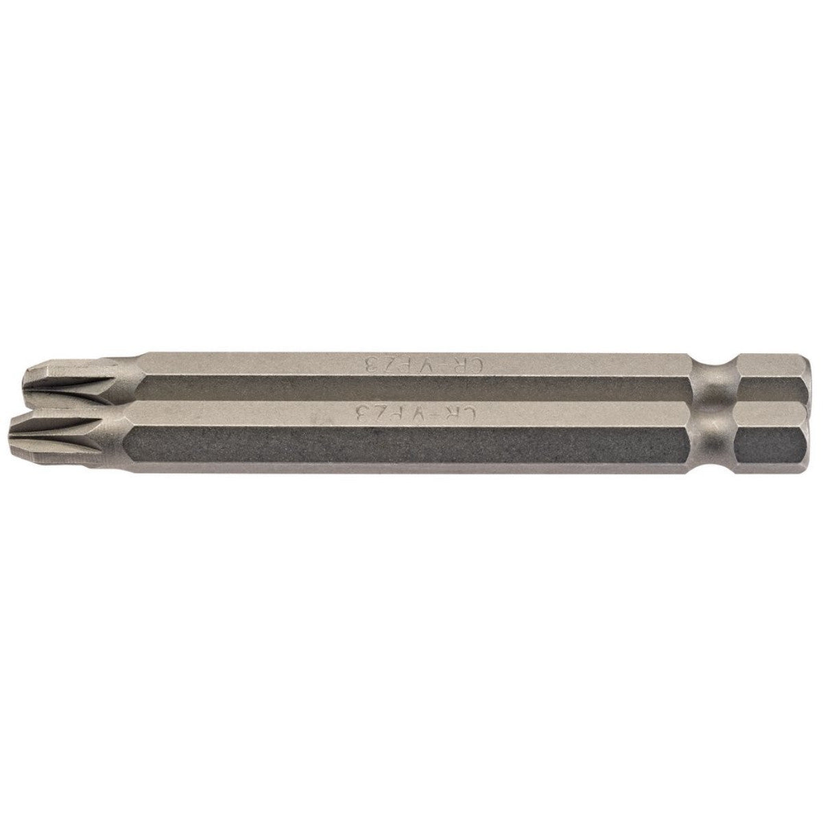 Draper PZ Type Insert Bit, 1/4" Hex, 75mm Long, No.3 (Pack of 2) 64313