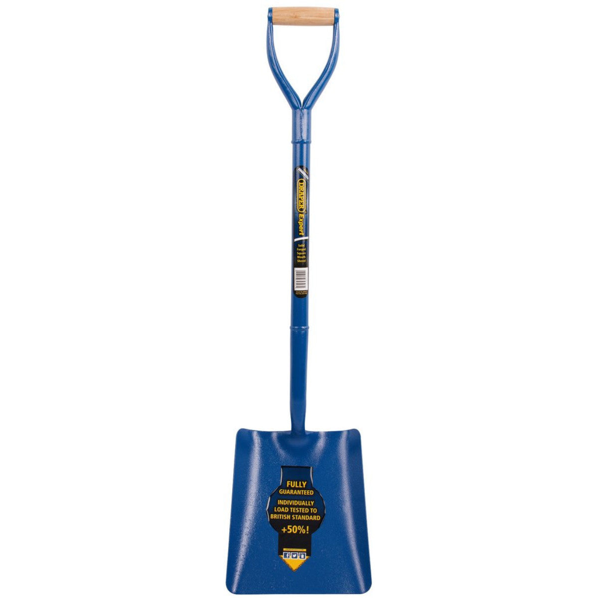 Draper Expert All Steel Contractors Square Mouth Shovel 64327