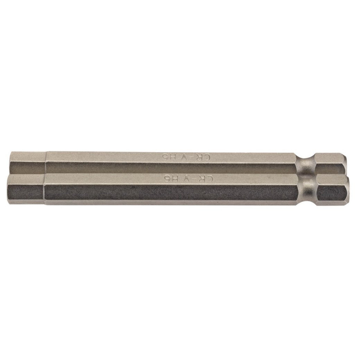 Draper Hexagonal Insert Bit, 6mm, 1/4" Hex, 75mm Long (Pack of 2) 64340