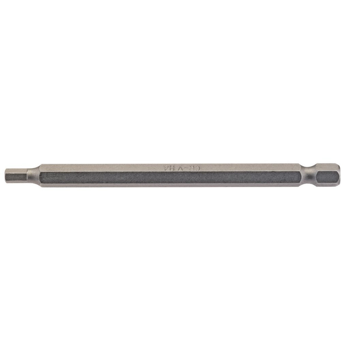 Draper Hexagonal Insert Bit, 4mm, 1/4" Hex, 100mm Long (Pack of 1) 64373