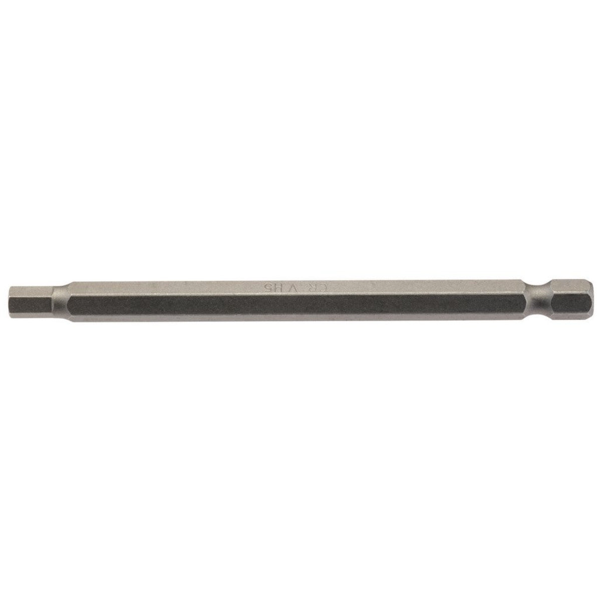 Draper Hexagonal Insert Bit, 5mm, 1/4" Hex, 100mm Long (Pack of 1) 64374