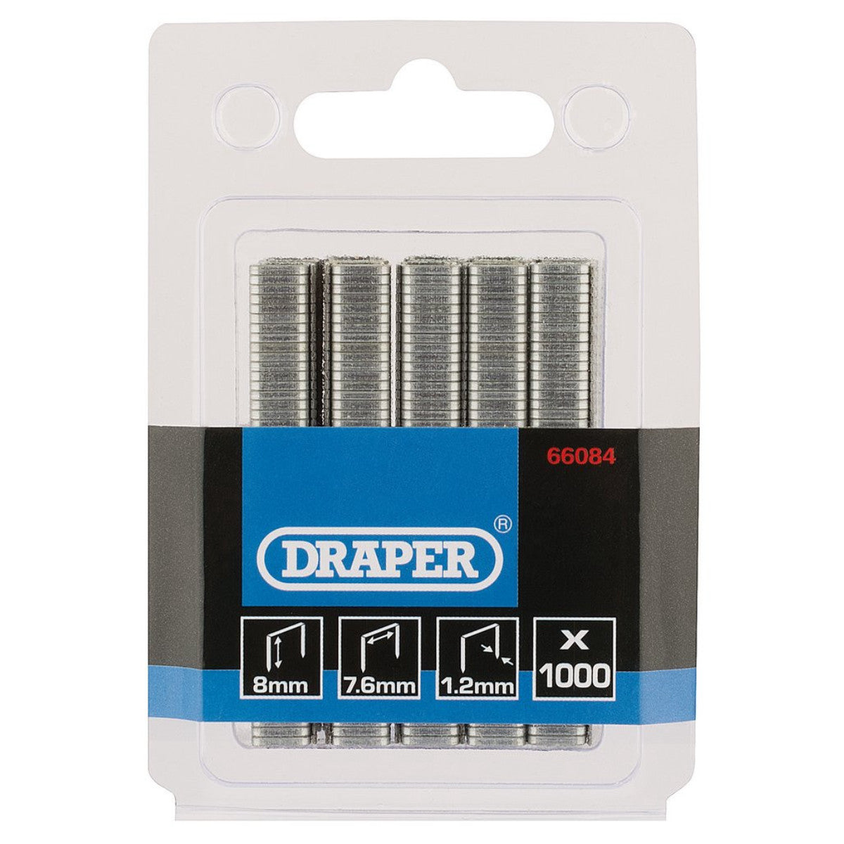 Draper Staples, 8mm (Pack of 1000) 66084