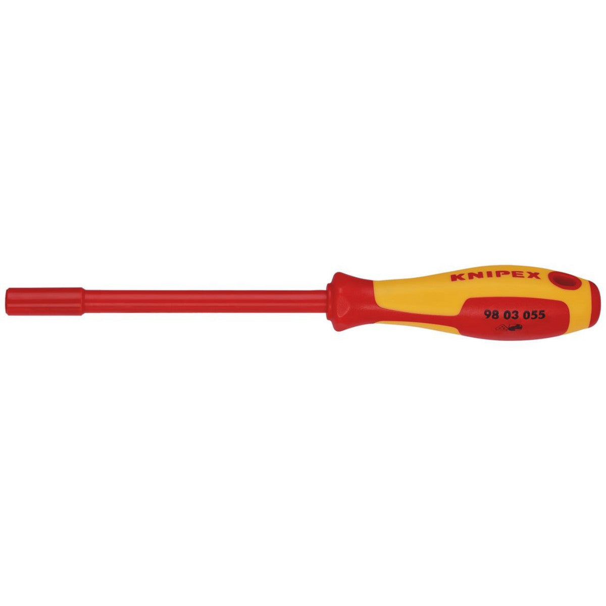 Knipex 98 03 055 VDE Insulated Nut Driver, 5.5 x 125mm 66424