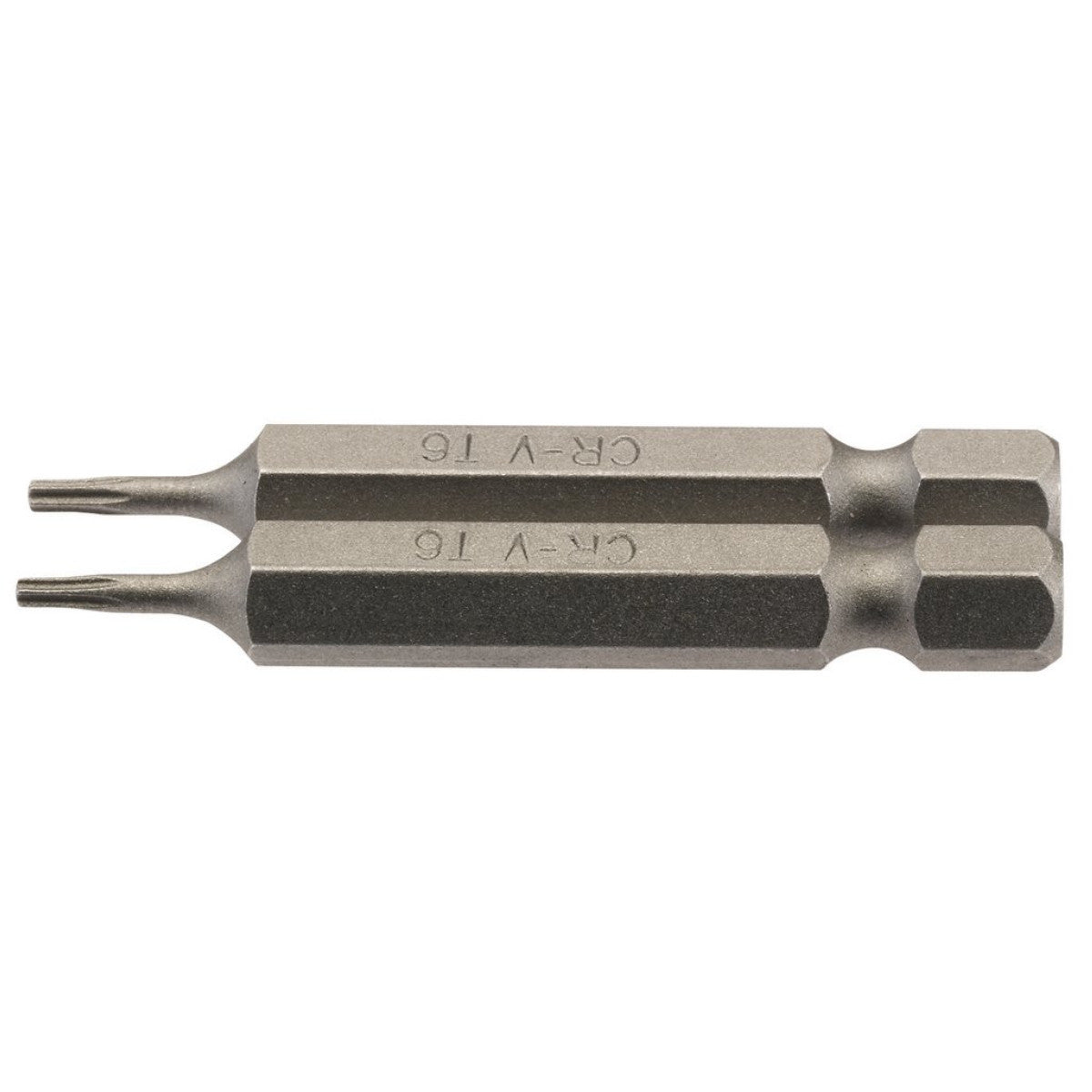 Draper TX-STAR Insert Bit, 1/4" Hex, 50mm Long, T6 (Pack of 2) 66481