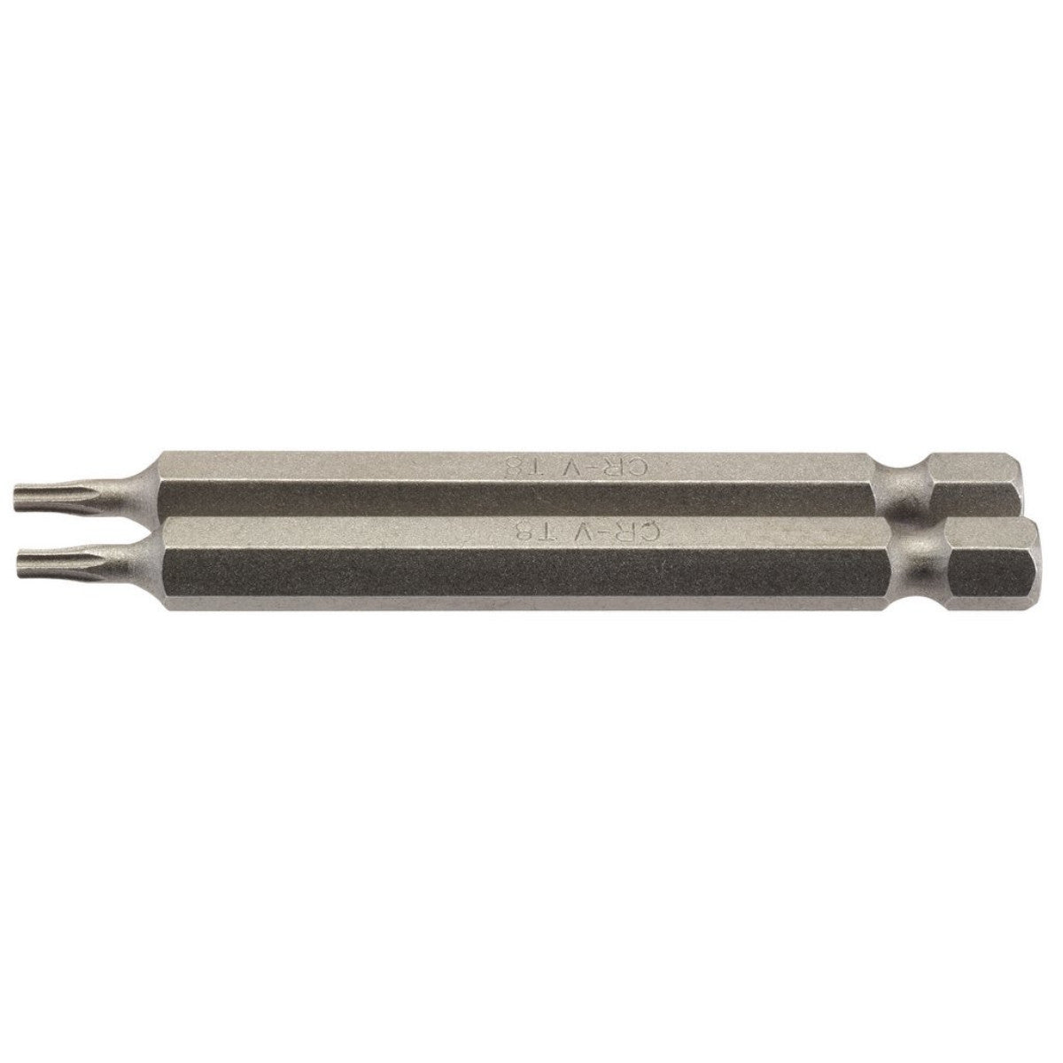 Draper TX-STAR Insert Bit, 1/4" Hex, 75mm Long, T8 (Pack of 2) 66830
