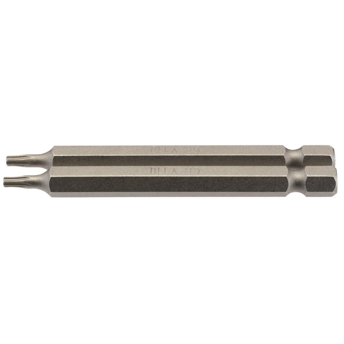 Draper TX-STAR Insert Bit, 1/4" Hex, 75mm Long, T10 (Pack of 2) 66845