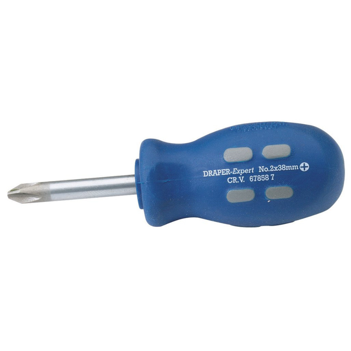 Draper Expert Cross Slot Mechanics Screwdriver, 38mm, No.2 (Sold Loose) 67858