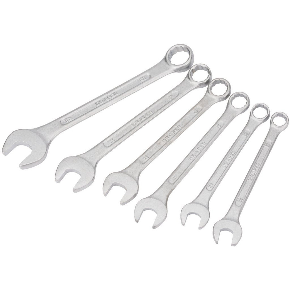 Draper Redline Metric Combination Spanner Set, 10 - 17mm (6 Piece) 68479