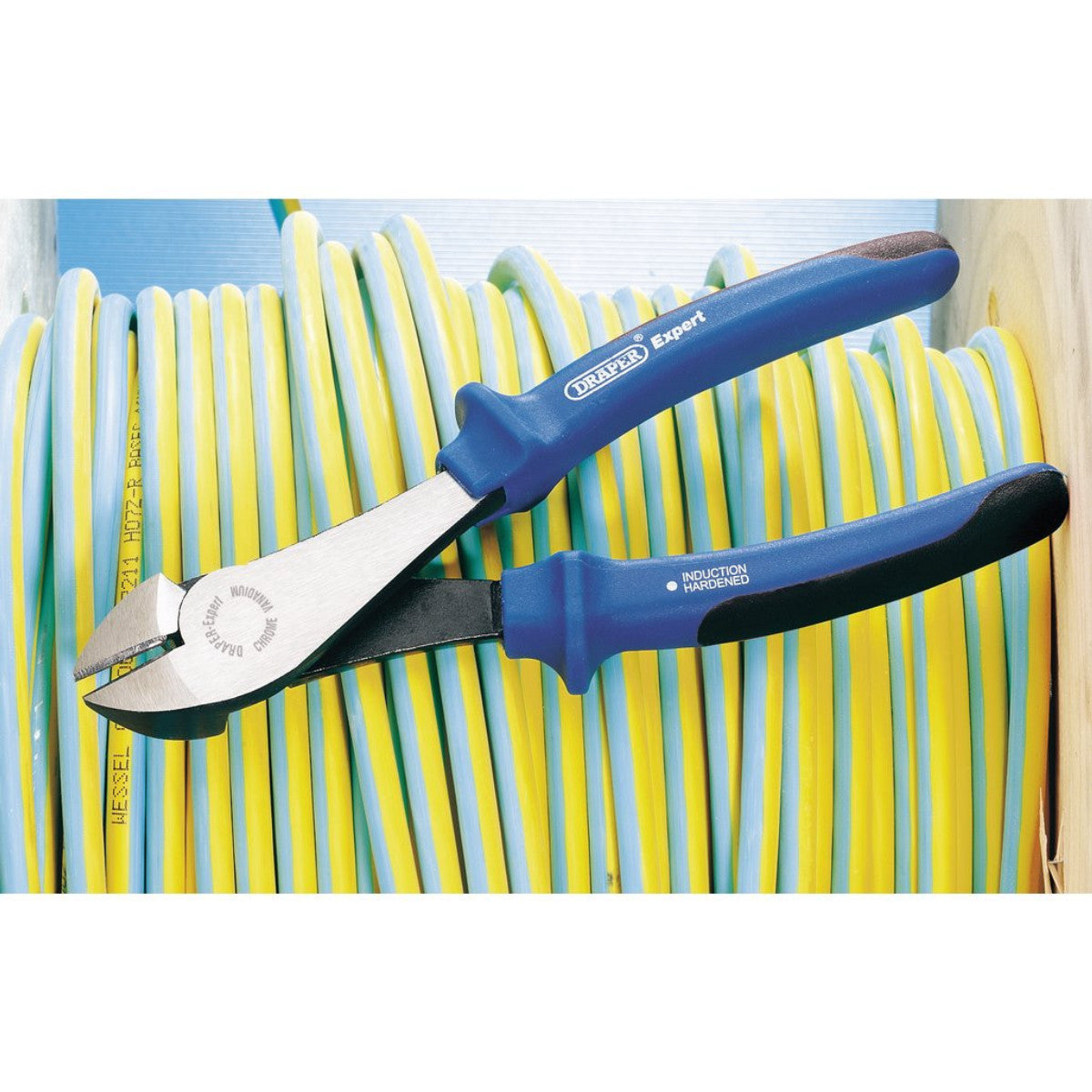 Draper Expert Heavy Duty Soft Grip High Leverage Diagonal Side Cutter, 180mm 68893