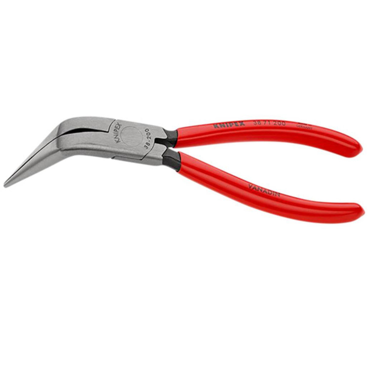 Knipex 38 71 200 Mechanics' Bent Nose Pliers, 200mm 69023